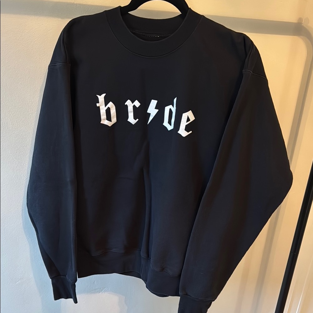 Friday + Saturday Bride crew neck, size Medium.